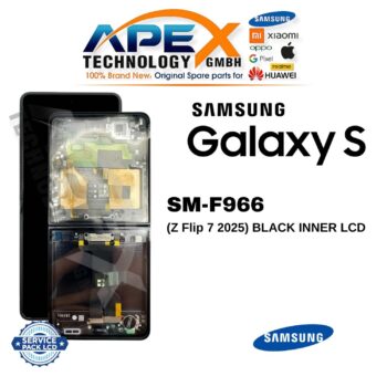 Samsung Galaxy Z Flip 7 (SM-F766) Pantalla LCD - Negro interior (Service Pack) – GH82-37581C