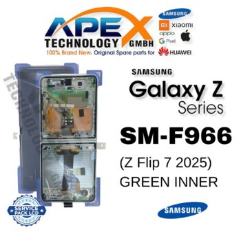 Samsung Galaxy Z Flip 7 (SM-F766) Pantalla LCD - Verde interior (Service Pack) – GH82-37581E