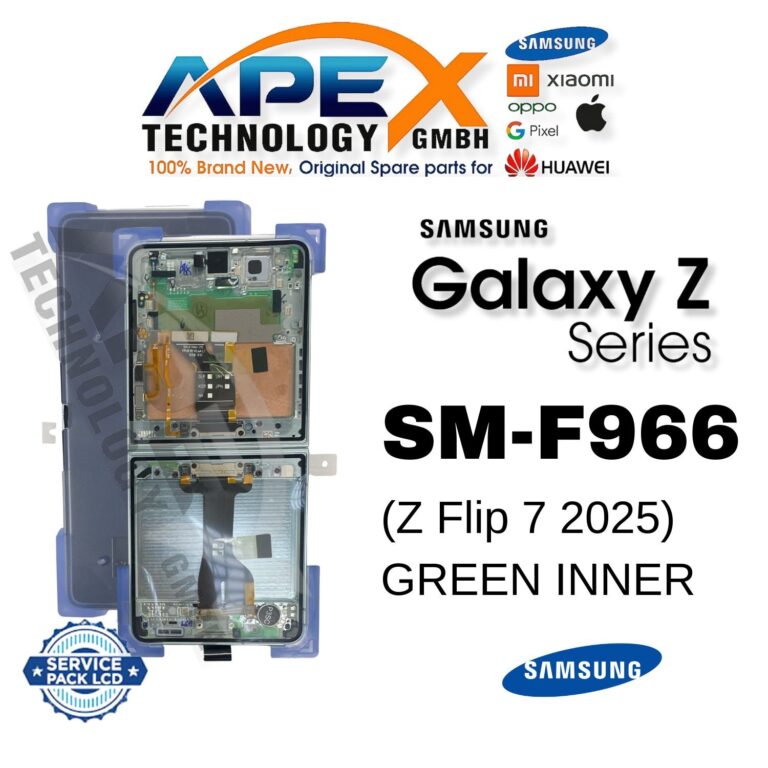 Samsung Galaxy Z Flip 7 (SM-F766) Écran LCD - Vert intérieur (Service Pack) – GH82-37581E