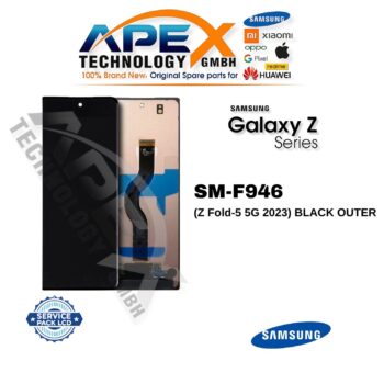 Samsung Galaxy Z Fold-5 5G (SM-F946) Ecrã LCD - Preto exterior (Service Pack) – GH82-31849A