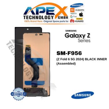 Samsung Galaxy Z Fold 6 5G (SM-F956) Ecrã LCD - Preto interior (Montado) – GH82-35042D