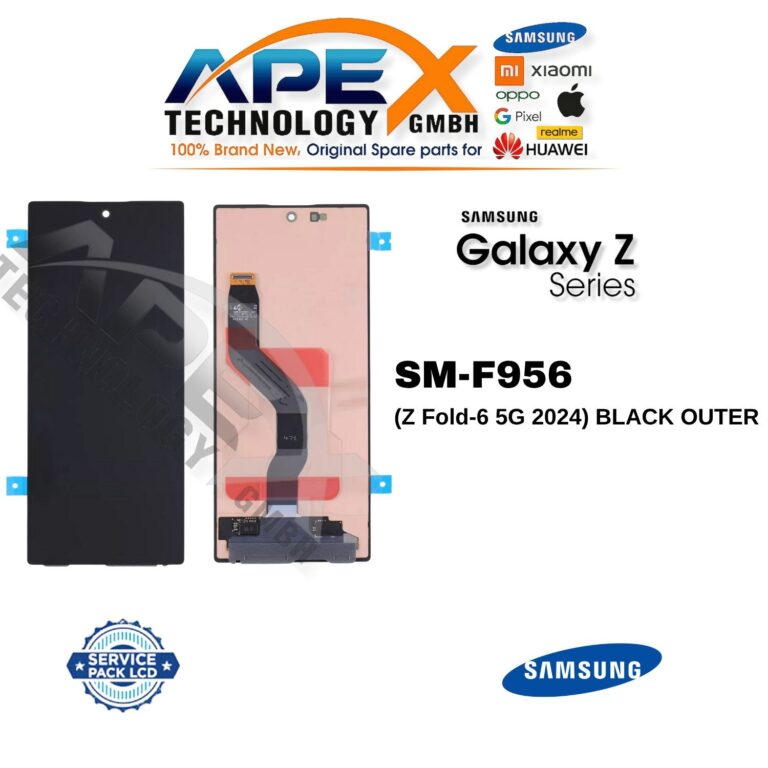 Samsung Galaxy Z Fold-6 5G (SM-F956) Pantalla LCD - Negro exterior (Service Pack) – GH82-35047A