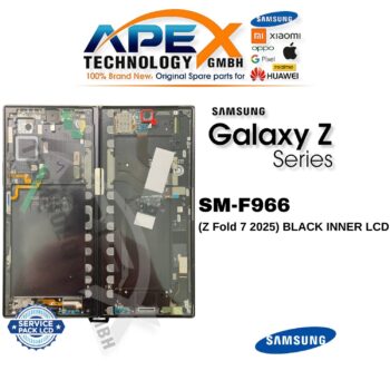 Samsung Galaxy Z Fold 7 (SM-F966) Ecrã LCD - Preto interior (Service Pack) – GH82-37548C