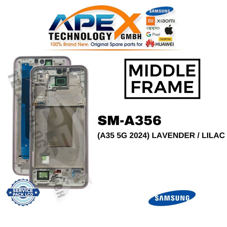 Samsung CHÂSSIS INTERMÉDIAIRE SM-A356 (A35 5G 2024) LAVENDER / LILAC – GH82-34225C