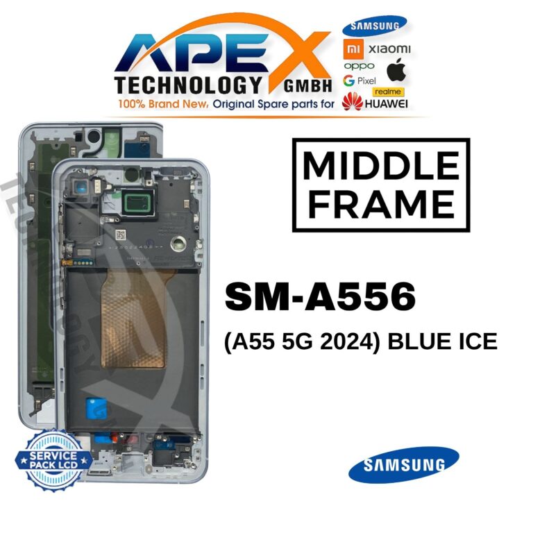 Samsung CHÂSSIS INTERMÉDIAIRE SM-A556 (A55 5G 2024) BLUE ICE – GH82-34309B