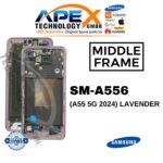 Samsung MOLDURA CENTRAL SM-A556 (A55 5G 2024) LAVENDER / LILAC – GH82-34309C
