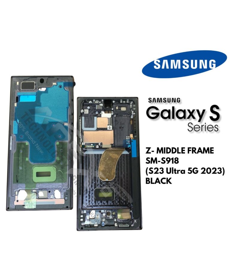 Samsung CHÂSSIS INTERMÉDIAIRE SM-S918 (S23 Ultra 5G 2023) NOIR – GH96-15833A