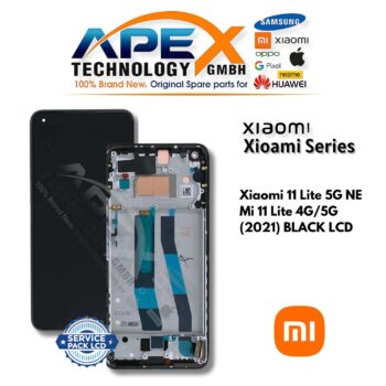 Xiaomi 11 Lite 5G NE // Mi 11 Lite 4G/5G (2021) BLACK LCD – 5600030K9D00
