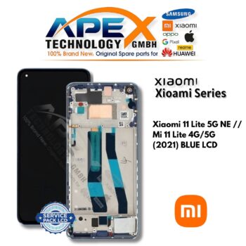 Xiaomi 11 Lite 5G NE // Mi 11 Lite 4G/5G (2021) BLUE LCD – 5600050K9D00
