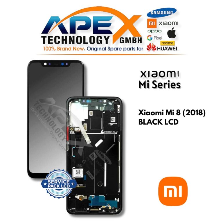 Xiaomi Mi 8 (2018) PRETO LCD – 5606100400B6