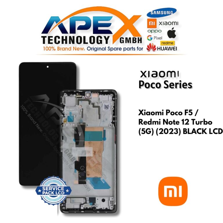 Xiaomi Poco F5 / Redmi Note 12 Turbo (5G) (2023) NOIR LCD – 560001M16T00