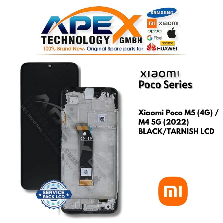 Xiaomi Poco M5 (4G) / M4 5G (2022) NEGRO/TARNISH LCD – 560001L19C00