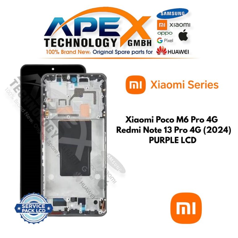 Xiaomi Poco M6 Pro 4G // Redmi Note 13 Pro 4G (2024) VIOLET LCD – 5600020N6P00