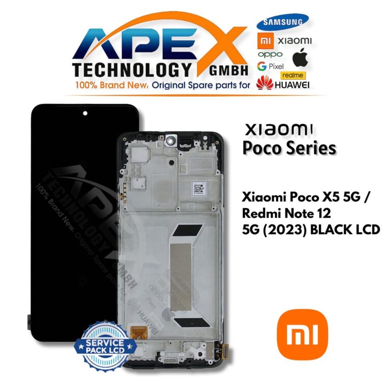 Xiaomi Poco X5 5G / Redmi Note 12 5G (2023) BLACK LCD – 560001M17P00