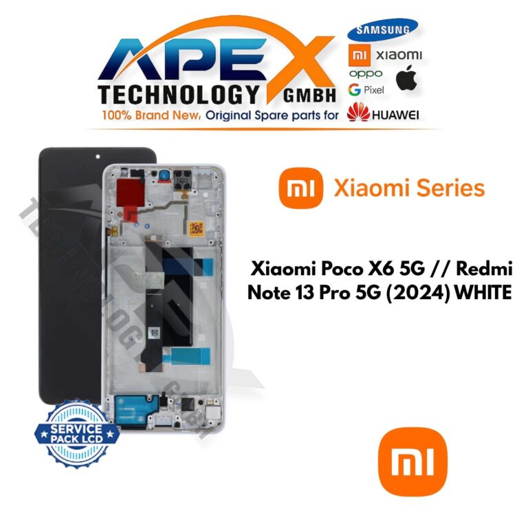 Xiaomi Poco X6 5G // Redmi Note 13 Pro 5G (2024) WEISS LCD – 560001N16P00