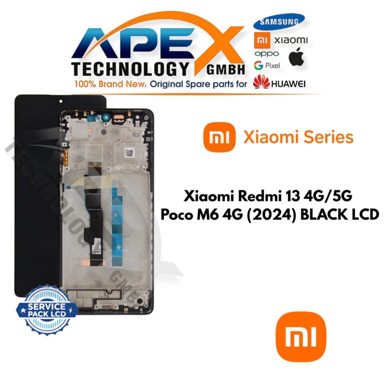 Xiaomi Redmi 13 4G/5G // Poco M6 4G (2024) NEGRO LCD – 560001N19A00