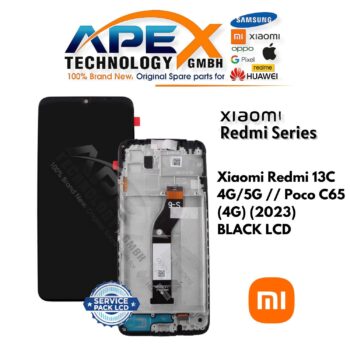 Xiaomi Redmi 13C 4G / Poco C65 (4G) (2023) BLACK LCD – 560002C3UA00