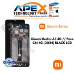 Xiaomi Redmi A3 4G // Poco C61 4G (2024) SCHWARZ LCD – 5600010C3Y00