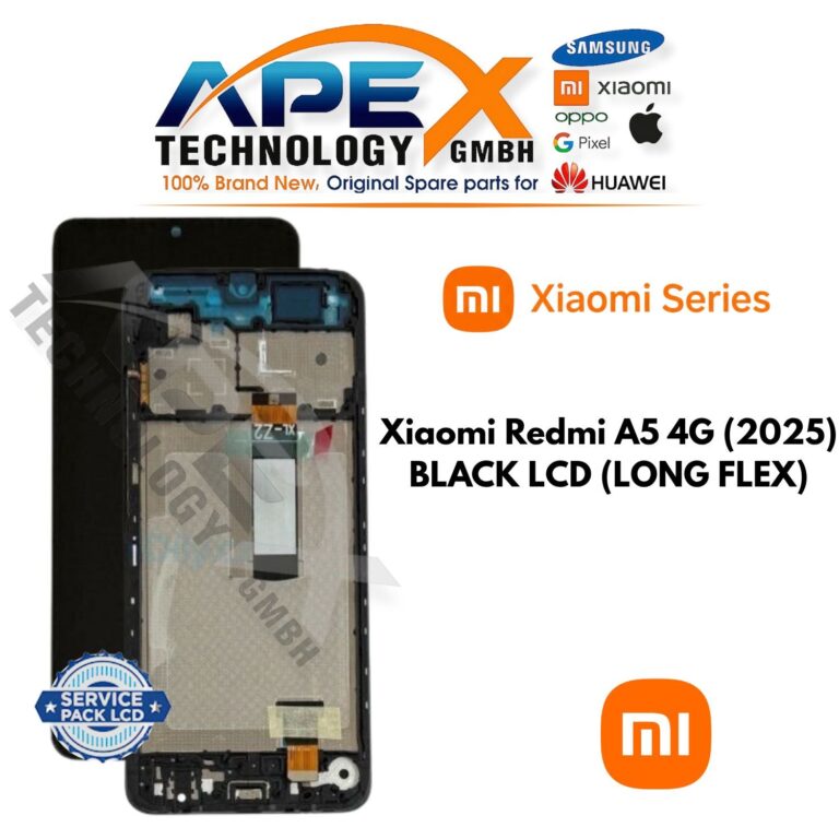 Xiaomi Redmi A5 4G (2025) NEGRO LCD (LONG FLEX) – 56000100C3Z00