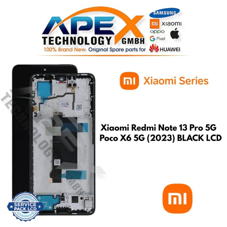 Xiaomi Redmi Note 13 Pro 5G // Poco X6 5G (2023) BLACK LCD – 5600020N1600