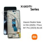 Xiaomi Redmi Note 14 5G (2025) / Poco M7 Pro (2024) BLUE/CORAL GREEN LCD – 56001800O1700